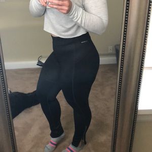 Reebok workout legging with zippers